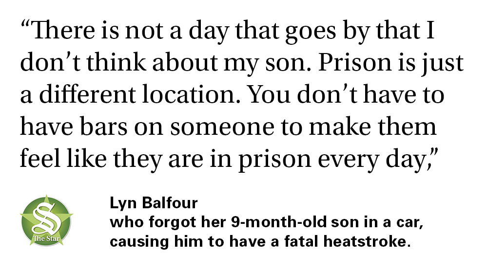 Baby left in car quote